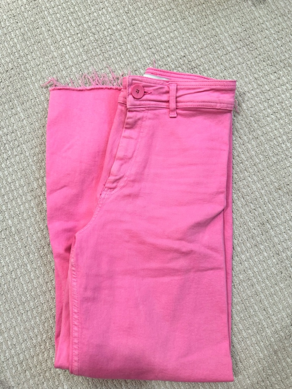 Women’s Pink High-Waist Jeans